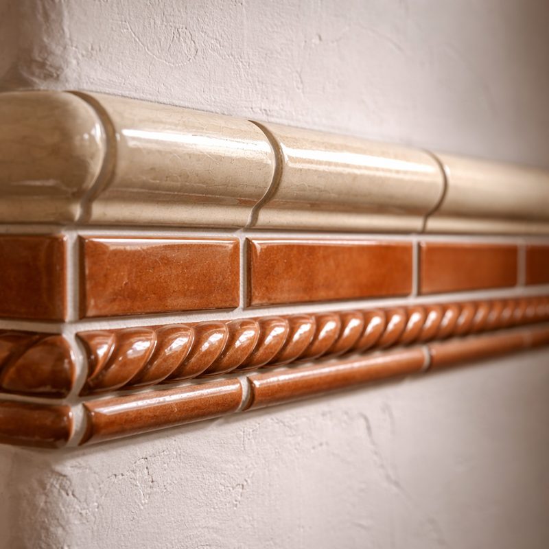 Ceramic trim molding profiles